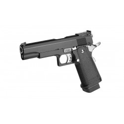 GOLDEN EAGLE - Réplique Pistolet Airsoft Hi-capa 5.1 GBB/Gaz - NOIR