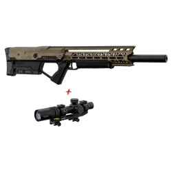 STORM AIRSOFT - Pack Réplique Airsoft Sniper STORM PC1 SHORT TAN + lunette 1.2-6X20 Offerte