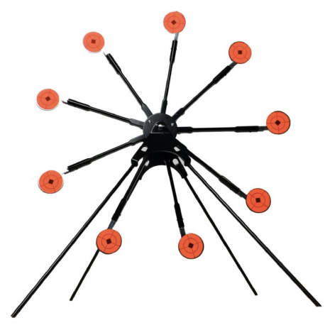 SWISS ARMS - Cibles Métal Roue Rotative 9 Gongs