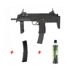 TOKYO MARUI - Pack Réplique Airsoft MP7A1 GBB/Gaz + Gaz + chargeur sup