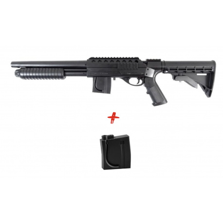 Smith & Wesson - Réplique Fusil Airsoft Fusil à pompe spring M3000 - NOIR