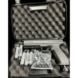 VESTA DEFENSE - PAck Pistolet de défense PDW50 Co2 Calibre 50 - 14 Joule
