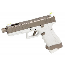 NUPROL - Réplique Pistolet Airsoft RAVEN EU17 GBB Gaz - NOIR/ROSE