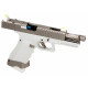 NUPROL - Réplique Pistolet Airsoft RAVEN EU17 GBB Gaz - SILVER/ROSE