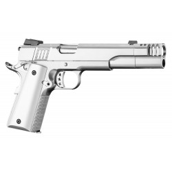 AW CUSTOM - Réplique Pistolet Airsoft 1911 NE3101 GBB/Gaz - CHROME