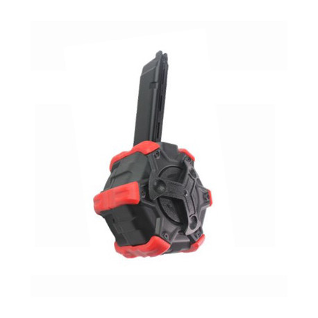 HFC - Chargeur DRUM pour M9 series gaz/HPA - 145 billes HFC - Chargeur DRUM pour M9 series gaz/HPA - 145 billes