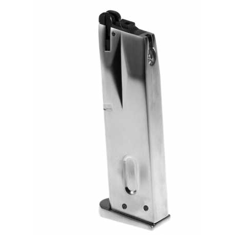 WE - Chargeur pour M9/M92 SILVER - 25 billes WE - Chargeur pour M9/M92 SILVER - 25 billes