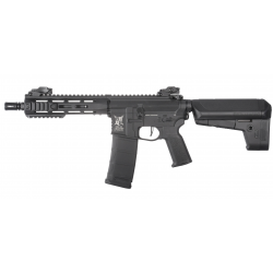 DELTA ARMORY - Pack Réplique Airsoft AEG M4 M-LOK 8" Charlie - NOIR