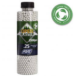 OPEN BLASTER - Bouteille de 3300 billes BIO 0,25gr