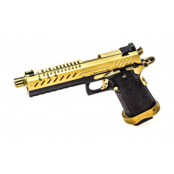 VORSK - Réplique Airsoft Hi-capa 5.1 GBB Gaz - OR/NOIR