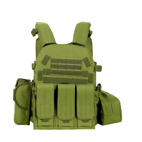 TACTICAL - Gilet Tactique avec poches - OD