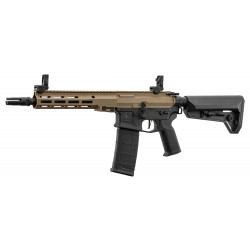 LANCER TACTICAL - Pack Réplique Fusil Airsoft M4 AEG Stalker 8" LT-44 GEN 2 NSR - NOIR/TAN