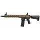 LANCER TACTICAL - Réplique Fusil Airsoft M4 AEG Stalker 12" LT-44 GEN 2 NSR - DUAL TONE