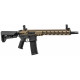 LANCER TACTICAL - Réplique Fusil Airsoft M4 AEG Stalker 12" LT-44 GEN 2 NSR - DUAL TONE