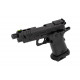 VORSK - CS Hi-Capa 3.8 Vengeance Compact RDS Noir/Rouge GBB Gaz - Rouge/Noir