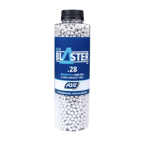 Q-BLASTER - Bouteille de 3300 billes 0,25gr
