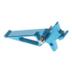 Queue de détente aluminium bleu pour M4 - BIG DRAGON