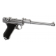 WE - Réplique Pistolet Airsoft P08 8" GBB/Co2 - SILVER