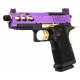 LANCER TACTICAL - Réplique Pistolet Airsoft Hi-Capa 4.3 Stryk GBB/Gaz - VIOLET/OR