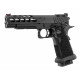 LANCER TACTICAL - Réplique Pistolet Airsoft Hi-Capa 4.3 Stryk GBB/Gaz - VIOLET/OR
