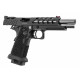 LANCER TACTICAL - Réplique Pistolet Airsoft Hi-Capa 4.3 Stryk GBB/Gaz - VIOLET/OR