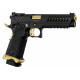 LANCER TACTICAL - Réplique Pistolet Airsoft Hi-Capa 5.1 Stryk GBB/Gaz - NOIR