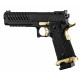LANCER TACTICAL - Réplique Pistolet Airsoft Hi-Capa 5.1 Stryk GBB/Gaz - NOIR