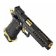 LANCER TACTICAL - Réplique Pistolet Airsoft Hi-Capa 5.1 Stryk GBB/Gaz - NOIR