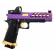LANCER TACTICAL - Réplique Pistolet Airsoft Hi-Capa 4.3 Stryk GBB/Gaz - VIOLET/OR