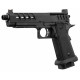 LANCER TACTICAL - Réplique Pistolet Airsoft Hi-Capa 5.1 HERACLES GBB/Gaz - NOIR