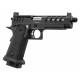 LANCER TACTICAL - Réplique Pistolet Airsoft Hi-Capa 5.1 HERACLES GBB/Gaz - NOIR