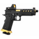 LANCER TACTICAL - Réplique Pistolet Airsoft Hi-Capa 5.1 HERACLES GBB/Gaz - NOIR