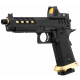 LANCER TACTICAL - Réplique Pistolet Airsoft Hi-Capa 5.1 HERACLES GBB/Gaz - NOIR