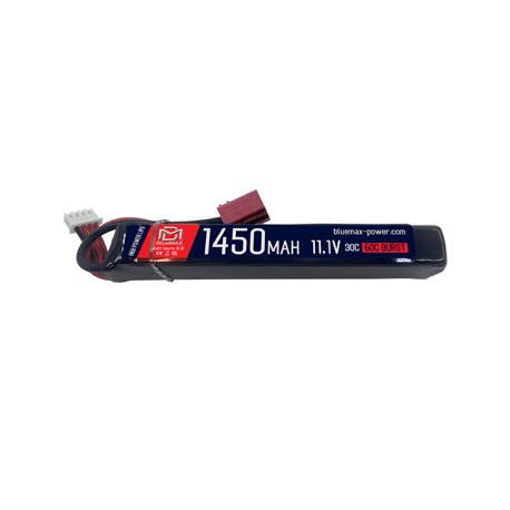 BLUE MAX - Batterie Lipo 11,1V 1450mAh 30C BLUE MAX - Batterie Lipo 11,1V 1450mAh 30C