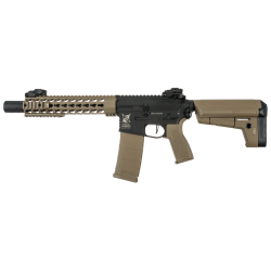 DELTA ARMORY - Pack Réplique Fusil Airsoft AEG M4 AR15 KeyMod 10" Charlie PREDATOR - NOIR/TAN