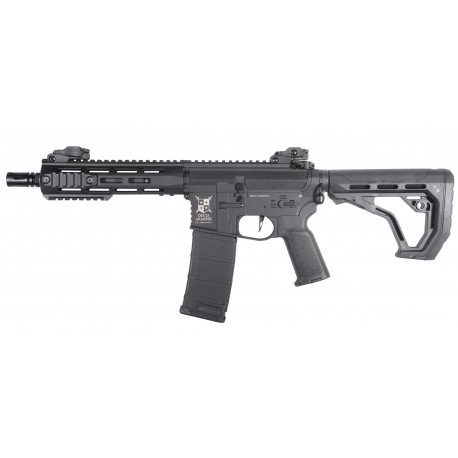 DELTA ARMORY - Pack Réplique Airsoft AEG M4 M-LOK 8" Charlie EAGLE - NOIR