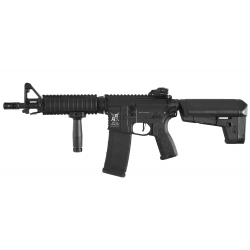 DELTA ARMORY - Pack Réplique Airsoft M4 AEG CQB-R BRAVO - NOIR