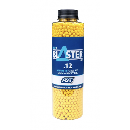 Q-BLASTER - Bouteille de 3300 billes 0,12gr