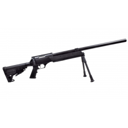 WELL - Réplique Fusil Sniper Airsoft Spring avec bipied MB13A - NOIR