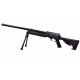WELL - Réplique Fusil Sniper Airsoft Spring avec bipied MB13A - NOIR
