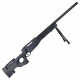WELL - Réplique Fusil Sniper Airsoft MB01 avec bipied - NOIR