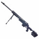 WELL - Réplique Airsoft Sniper spring MB4411B avec bipied - NOIR