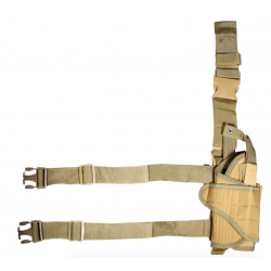 DELTA ARMORY - Holster universel de cuisse - DROITIER - TAN