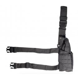 DELTA ARMORY - Holster universel de cuisse - DROITIER - NOIR