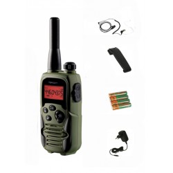 Talkie walkie - PMR - Twintalker 9500 + 1 classic PTT + 1 kit de têteZ124 - Topcom