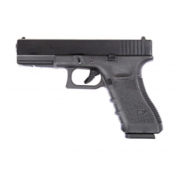 WE - Réplique Pistolet Airsoft G17 Gen 3 GBB Gaz - 0,9 Joule - NOIR