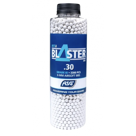 Q-BLASTER - Bouteille de 3300 billes 0,20gr