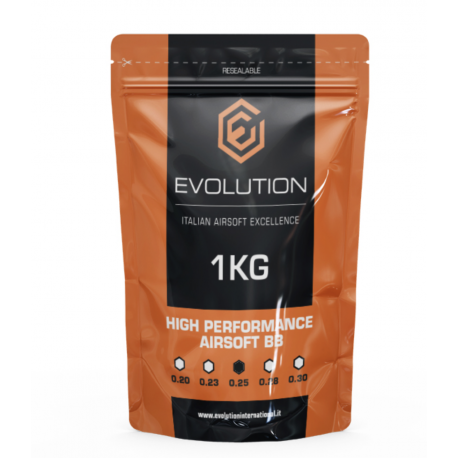 EVOLUTION - Billes blanche 0,25gr en sachet de 1kg 