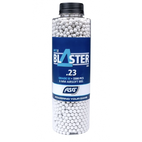 Q-BLASTER - Bouteille de 3300 billes 0,25gr