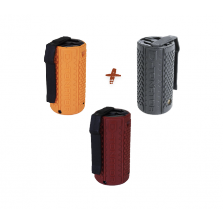 Pack grenade à gaz D-TONATOR X3 - NOIR/ROUGE/ORANGE